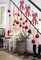 Large Christmas Bow for Wreath, Red Black Buffalo Plaid Christmas Wreath Bows for Front Door, Red Velvet Decorative Wreath Bow Snowflake Wreath Bows Christmas Bows for Lndoor Outdoor Xmas Decorations